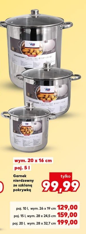 Garnek nierdzewny 15 l promocja w Carrefour
