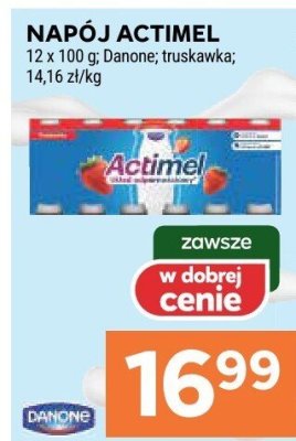 Napój Actimel promocja w Stokrotka