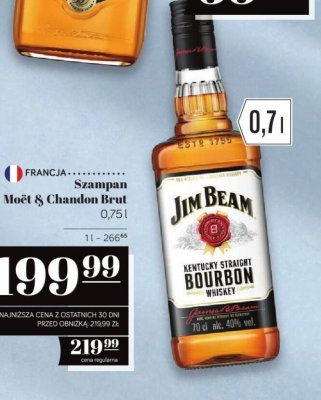 Bourbon Jim Beam 0,7l promocja w POLOmarket