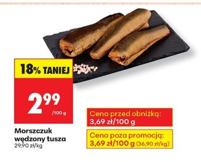Morszczuk wędzony tusza promocja w Biedronka