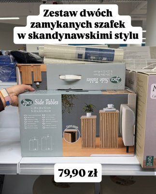 Zestaw dwóch zamykanych szafek  promocja w Action