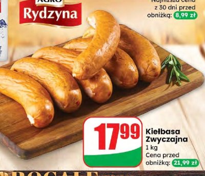 Kiełbasa zwyczajna  promocja w Dino