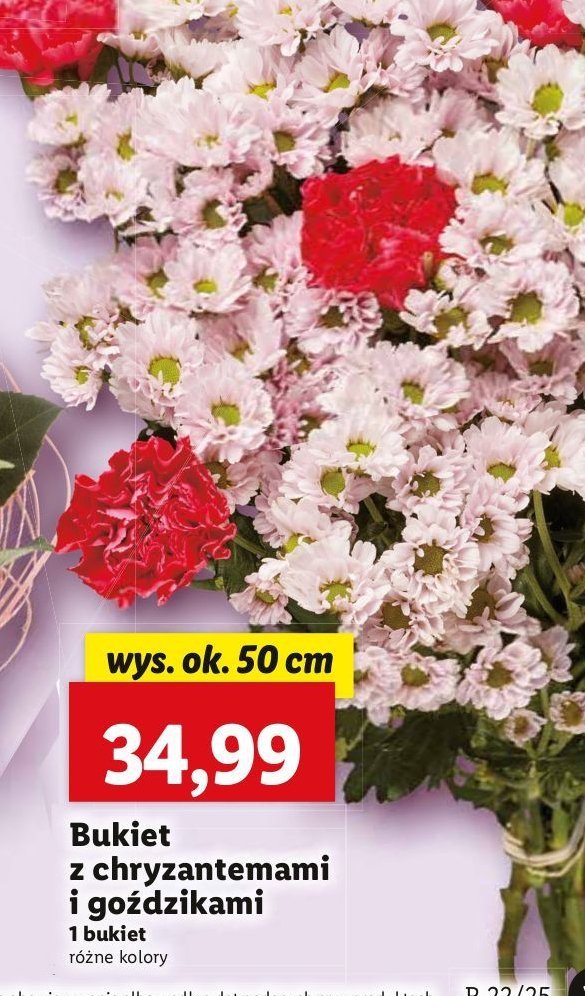 Bukiet z chryzantemami i go藕dzikami promocja