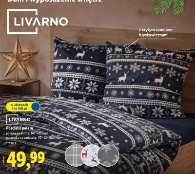 Pościel z polaru 140x200 cm + 70x80 cm promocja w Lidl