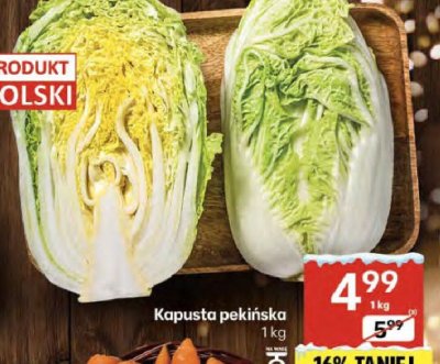 Kapusta pekińska promocja w Delikatesy Centrum
