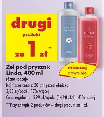 Żel pod prysznic strawberry bliss Linda promocja
