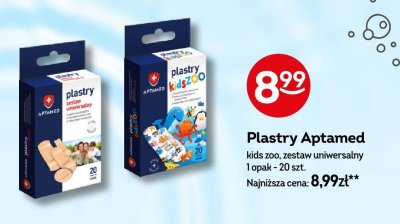 Plastry Aptamed kids zoo, zestaw uniwersalny promocja w Żabka