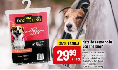 Mata do samochodu Dog The King promocja w POLOmarket
