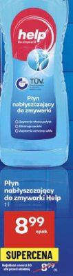Płyn nabłyszczający do zmywarki Help promocja w Delikatesy Centrum