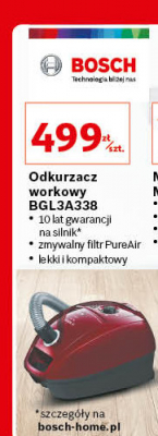 Odkurzacz bgl3a338 Bosch promocja