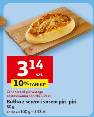 Bułka z serem i sosem piri-piri promocja w Auchan