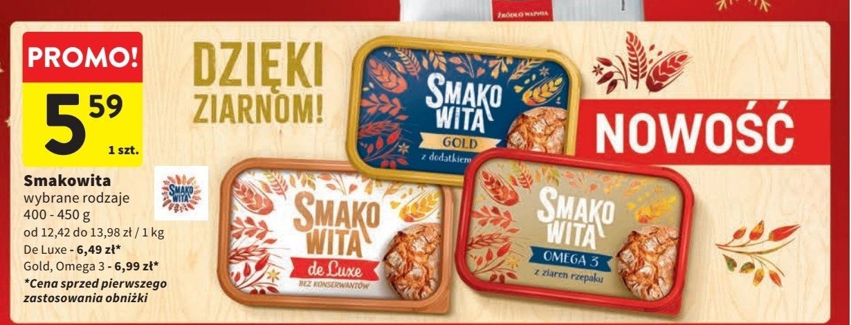 Margaryna gold Smakowita promocja w Intermarche