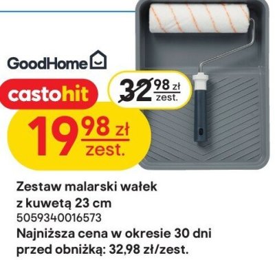 Zestaw malarski wałek z kuwetą promocja w Castorama