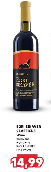 Wino EGRI BIKAVER CLASSICUS promocja