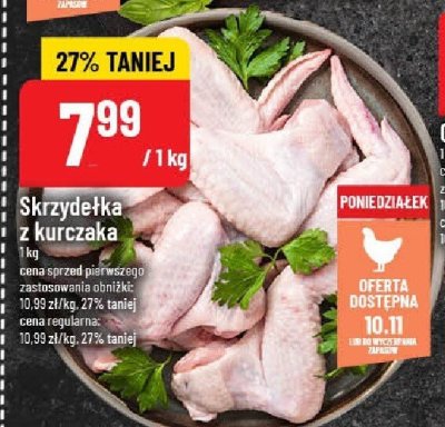 Skrzydełka z kurczaka promocja w POLOmarket