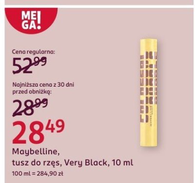 Tusz do rz臋s promocja w Rossmann