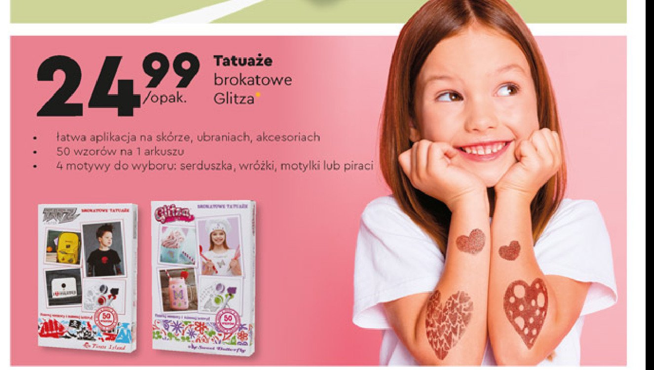 Tatua偶e brokatowe glitza promocja