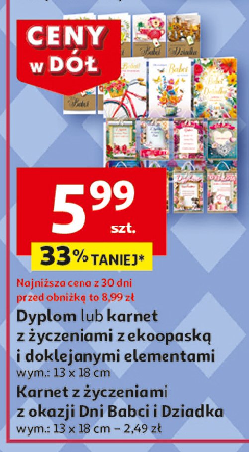 Karnet dla babci promocja w Auchan