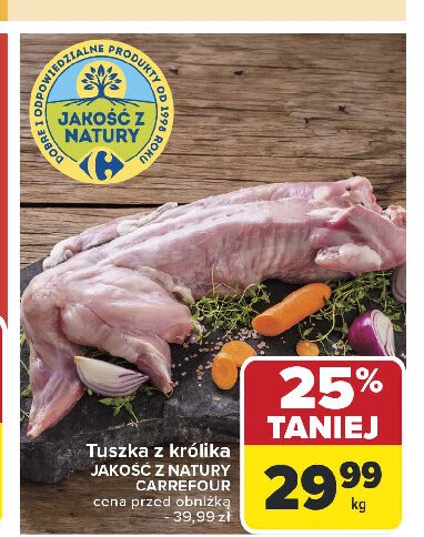 Królik Jakość z natury carrefour promocja