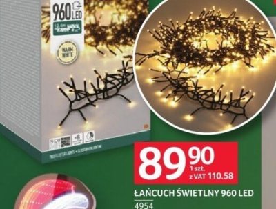 Łańcuch świetlny 960 LED promocja w Selgros