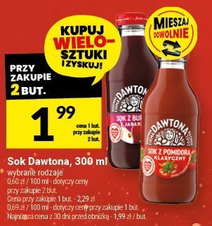 Sok Dawtona, 300 ml promocja w Twój Market
