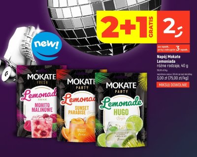 Napój Mokate Lemoniada Mohito Malinowe promocja w Dealz