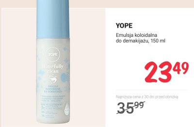 Emulsja koloidalna do demakijażu 150ml promocja w Rossmann