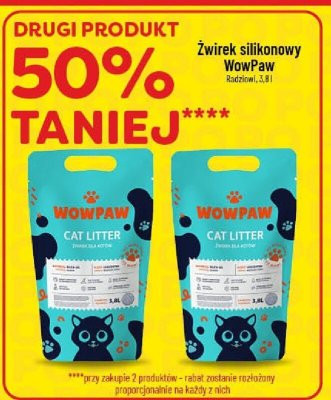 Żwirek silikonowy WowPaw promocja w POLOmarket