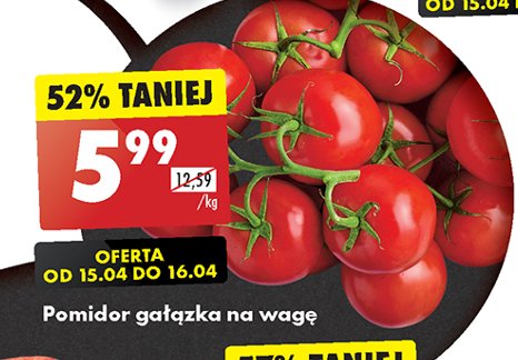 Pomidory promocja w Biedronka