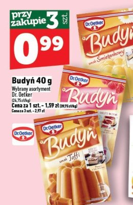 Budyń Dr. Oetker 40 g promocja w TOPAZ