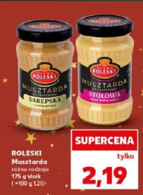 Musztarda ROLESKI różne rodzaje promocja w Kaufland
