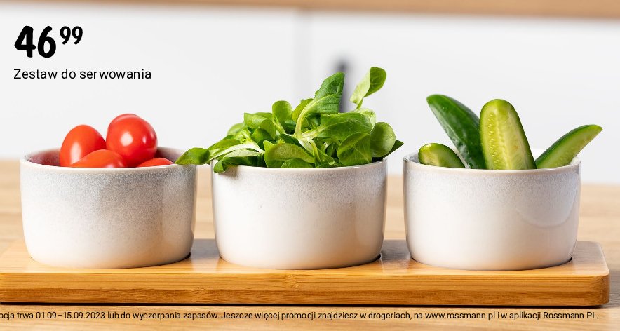 Zestaw do serwowania promocja