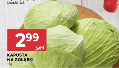 Kapusta na gołąbki promocja w Stokrotka