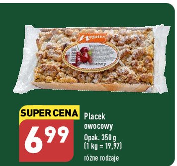 Placek dro偶d偶owy promocja