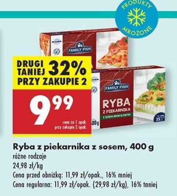 Ryba z piekarnika z sosem włoskim Family fish promocja