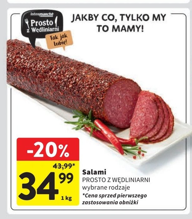 Salami Prosto z wędliniarni promocja