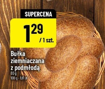 Bułka ziemniaczana z ziarnami 80 g promocja w POLOmarket