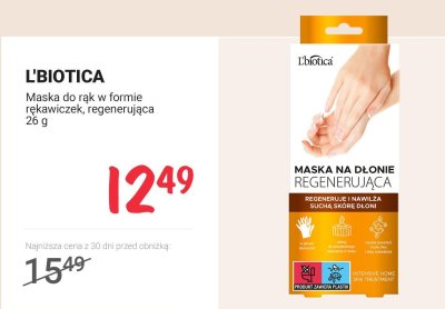 Maska do rąk w formie rękawiczek regenerująca promocja w Rossmann