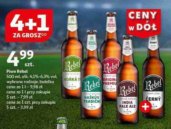 Piwo REBEL CERNY promocja