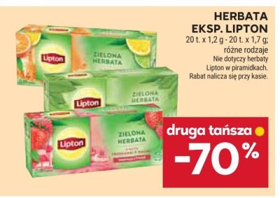Herbata Eksp. Lipton promocja w Stokrotka