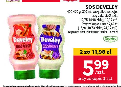 Sos 1000 wysp Develey promocja