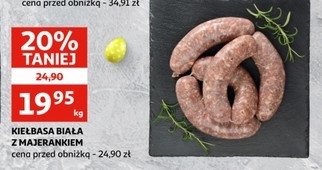 Kiełbasa biała majerankowa promocja w Makro
