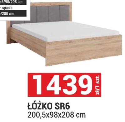 ŁÓŻKO SR6 200,5x98x208 cm promocja w Merkury Market