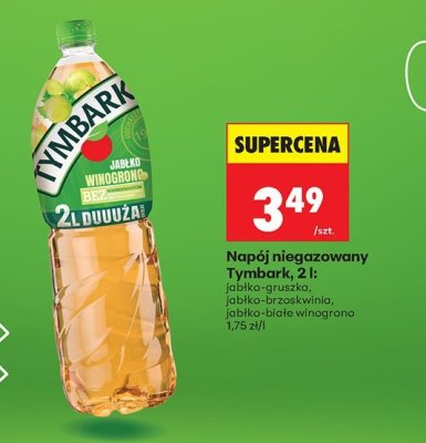 Napój niegazowany 2 l: jabłko-brzoskwinia promocja w Biedronka