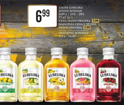 Likier Lubelska Pigwówka 0,09 l promocja w Dino