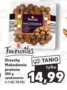 Orzechy makadamia K-classic favourites promocja