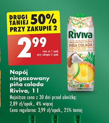 Napój pina colada Riviva promocja