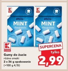 Guma do żucia peppermint K-classic promocja