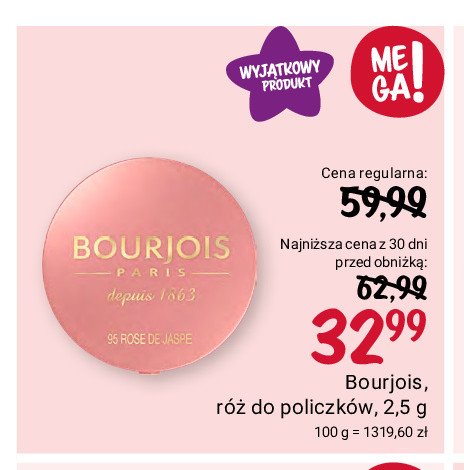 Róż do policzków Bourjois promocja