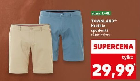 Krótkie spodenki l-xl Townland promocja w Kaufland
